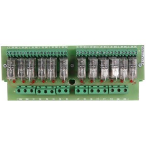 12-WAY PLUG-IN Relay Board 110VDC Open Base