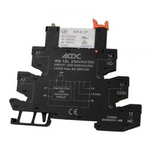 1-WAY 1 C/O 230VAC/DC Slim Type Relay Board Relay Included