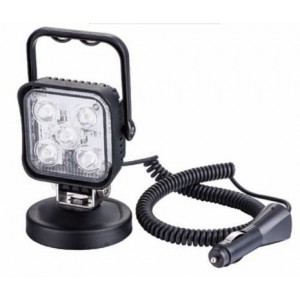 Zartek ZA-485 Vehicle LED Floodlight, 900lm, Magnetic Mount, 12V Adaptor On/Off switch, 3m Coil Cable