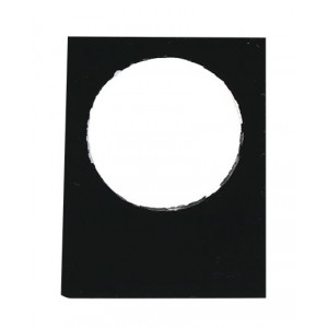 Blank Black Aluminium Legend Plate