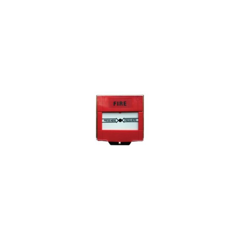 Unbranded FR03-1 Fire Red Call Point Resettable