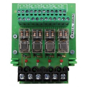 4-WAY 2C/O Relay Board 230VAC