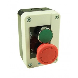 Pushbutton Stn START/E-STOP (latch)