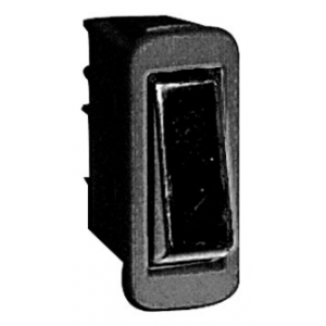Rocker Switch 16A Spst Black 230V Lamp