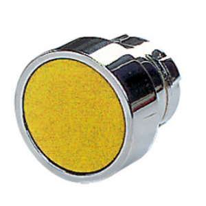 Yellow Flush Pushbutton Head
