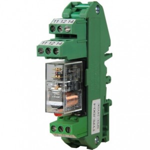 1-WAY 1 C/O 24VAC/DC PLUG-IN Relay Board Closed Base
