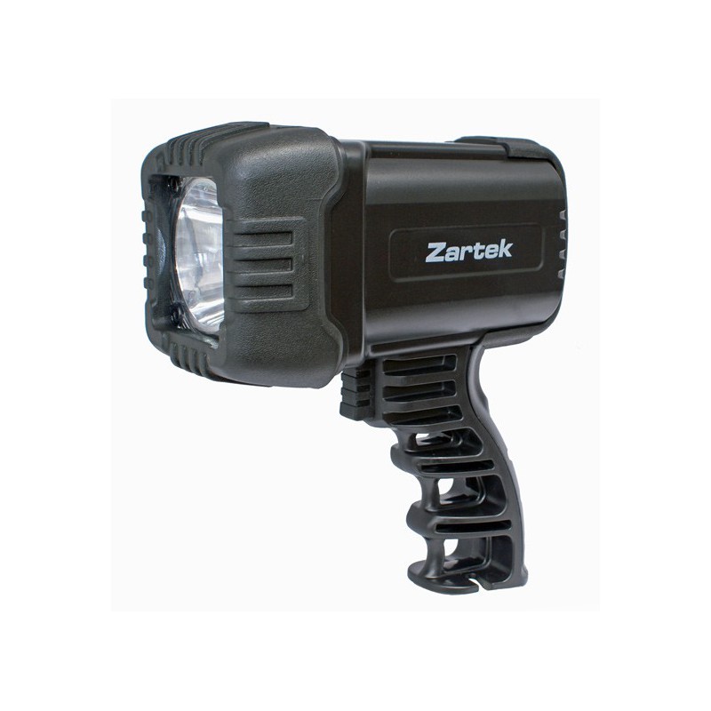 Zartek ZA-465 Spotlight, LED, 500lm,Rechargeable,mains & vehicle charger,Heavy Duty, Rubber Lense Protector