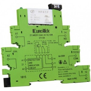 1-WAY 1 C/O 12VAC/DC Slim Type Relay Board Relay Included