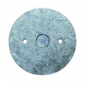Overlapping Lid Galvanised 88MM Diameter