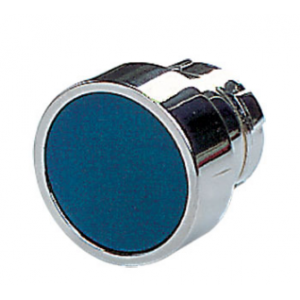 Blue Flush Pushbutton Head