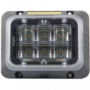 10/30VDC White LED Steady On Light IP67