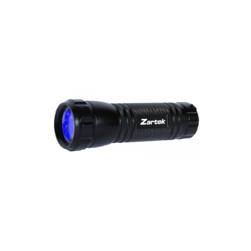 Zartek ZA-490 UV Flashlight, Scorpion Detection, 9 LED , Aluminium