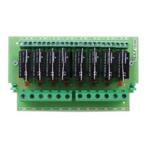 8-WAY PLUG-IN Relay Board 12VDC Open Base