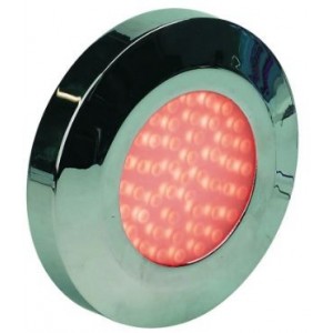 230VAC RED LED ALUMINIUM IP44 93x21 DIA