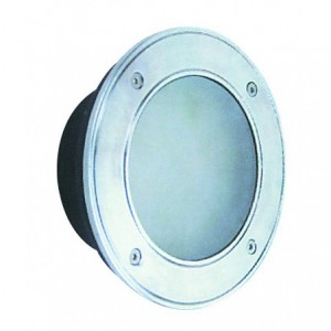 230VAC WARM WHITE LED S/STEEL LIGHT IP65 170DIAx65MM