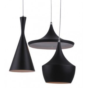 230VAC 60W 3XE27 3 In 1 Pendant Black