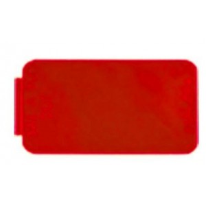 FLEXIBLE SELF ADHESIVE RED REFLECTOR 70mm x 43mm