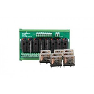 8-WAY 1C/O 230VAC 10A Relay Board Closed Base