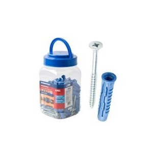 Universal Nylon Plug X10MMX50MM With Screws X200 Per Jar