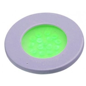 230VAC GREEN LED ALUMINIUM IP44 69x22.5 DIA