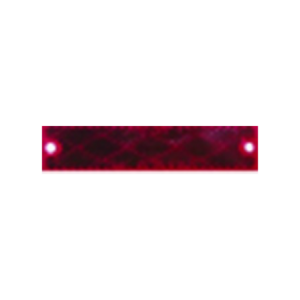 BLISTER PACK 2x SELF ADH. RED REFLECTOR 111 x 29mm