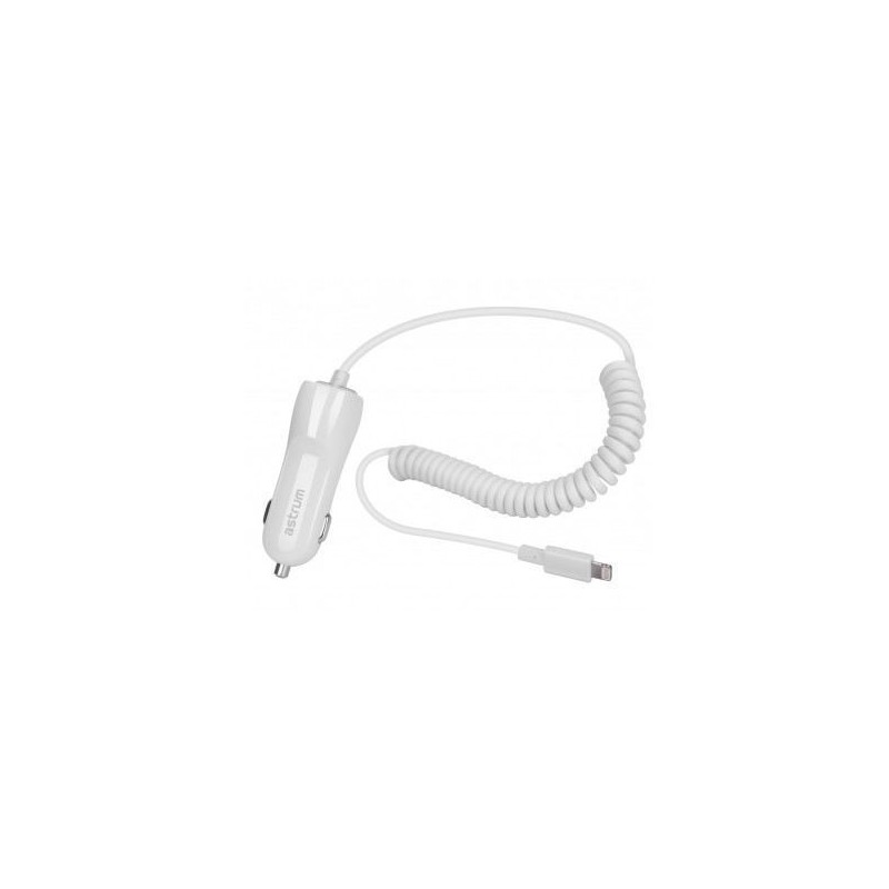 Astrum A93039-Q 8 pin Lightning MFI Car Charger 2.4A
