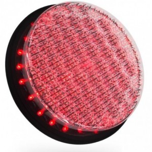 Traffic Light Red 7W Full BALL- Cobweb LENS- 200M
