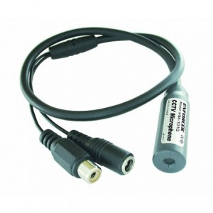 Cctv Microphone C/W 12VDC Power Jack