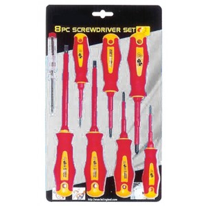 VDE 1000V 8 Piece Screwdriver Set