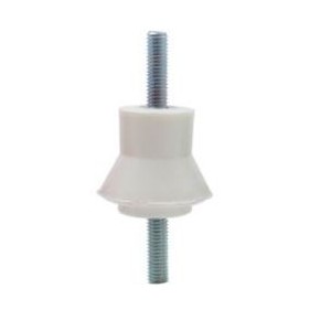 WHITE INSULATOR 8mm MALE/MALE