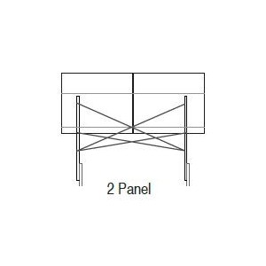 Off Grid Ground Mounting Kits 2 Panels