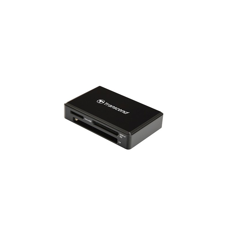 Transcend TS-RDF9K2 USB 3.1 UHS-II Multicard Reader - Black