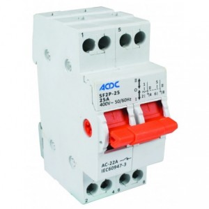 2P 40A Din Changeover Switch