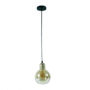 230V 40W E27 Pendant Light Champagne Glass