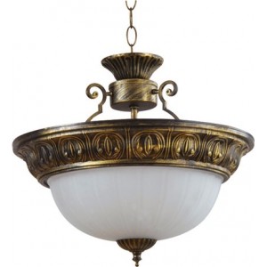 230VAC- 3xE27- METAL BODY &amp; GLASS COVER- PENDANT