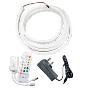 SMART WIFI RGB DIGITAL NEON LED STRIP KIT 3M C/W CONT. &amp; PSU