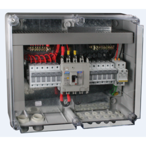 150VDC 4-WAY 80A OFF-GRID String Box C/W Spd IP55