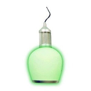LED PENDANT LIGHT FITTING 15W GREEN 133DIA x 245MM