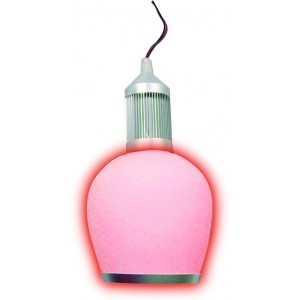 LED PENDANT LIGHT FITTING 15W RED 133DIA x 245MM
