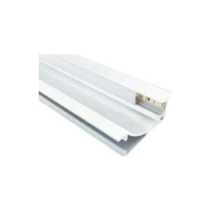 2M Recessed Aluminium Profile With Frosted Diffuser