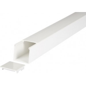 SOLID TRUNKING WHITE 100W x 40H 2M