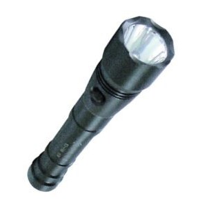 Black Steel Finish LED Torch Light