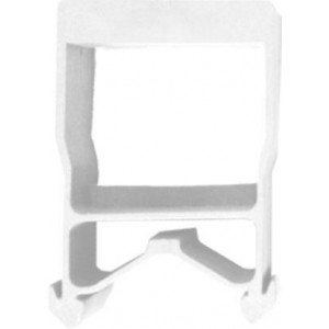 White 1 Module Rail Mount Dummy Module
