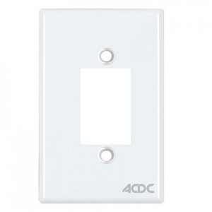 3 Way White Blank Module 4X2 Steel Plate