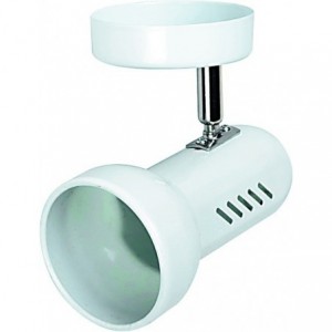 White 60W E27 Max Single Spot Ceiling Lamp