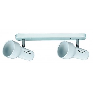White 60W E27 Max 2 Spot Ceiling Lamp