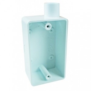 4X2 Spouted Plastic Wall Box