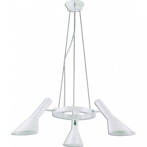 3 x 40W- E27- IRON- WHITE PENDANT 930 x 1200H