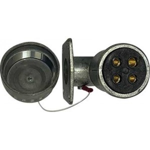 16A 250V 4-PIN Single Phase Stove Socket C/W Cap