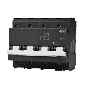 63A 4-POLE 6kA C CURVE MINI RAIL MCB 26mm WIDTH